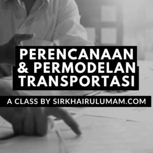 Orang-orang sedang menganalisis rencana dan model transportasi di kantor. Kelas Perencanaan dan Permodelan Transportasi.