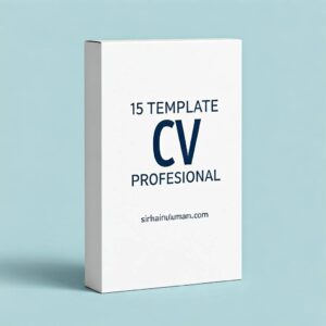 Contoh Template Resume/CV Profesional