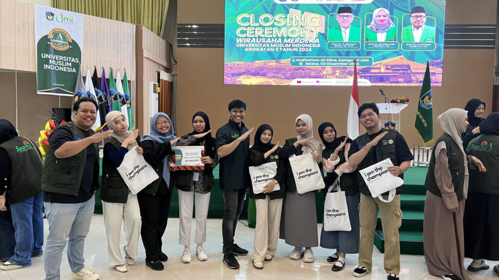 Keseruan Closing Ceremony Wirausaha Merdeka UMI di Gedung Auditorium Al-Jibra